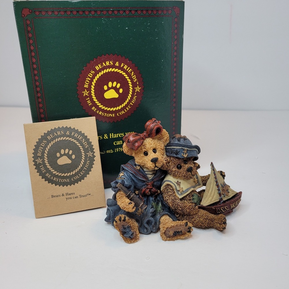 Boyds Bears & Friends #227708  Elvira & Chauncey Fitzbruin‎ "Shipmates" 2E/1560